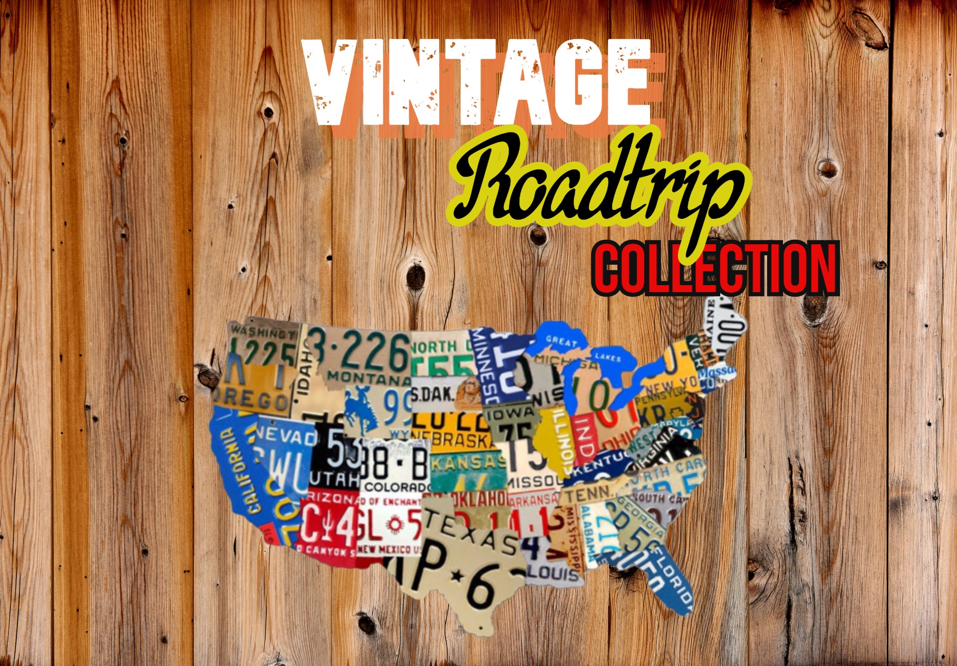 vintage road trip collection