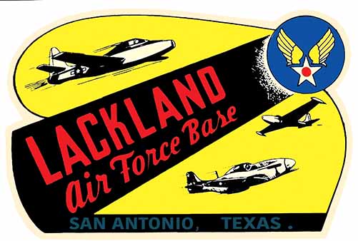 Lackland Air Force Base Vintage Road Trip Collection 