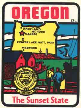 Oregon The Sunset State