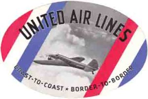 United Airlines Halftone