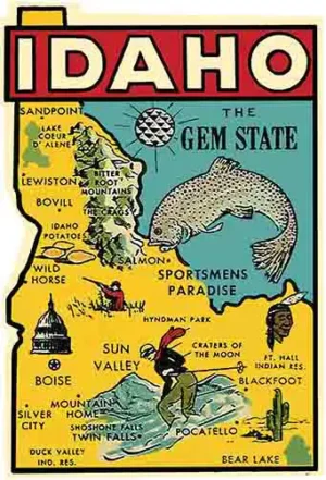 Idaho map