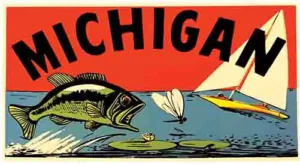 Michigan Fish Toon