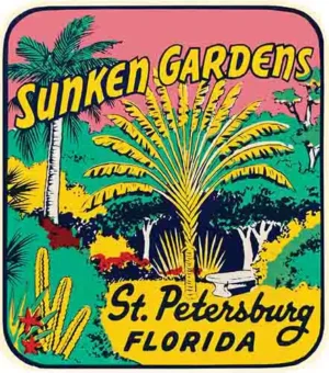 Sunken Gardens FL pink