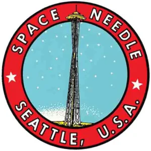 Space Needle- red
