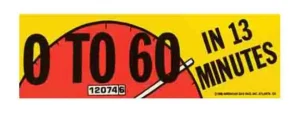 Zero To Sixty In
