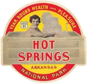 Hot Springs AR bather