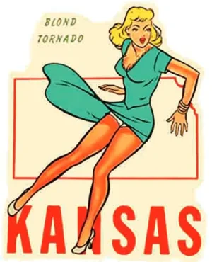 Kansas pin-up girl USA