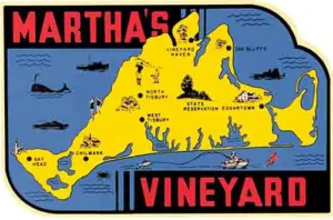 Marthas Vineyard map