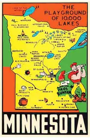Minnesota map